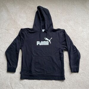 Puma Black Sweater with Iconic Logo